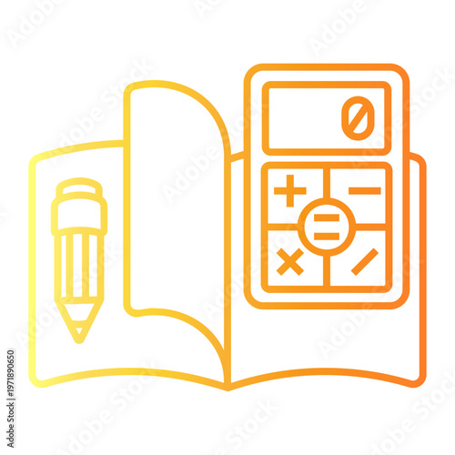 transaction Line Gradient Icon