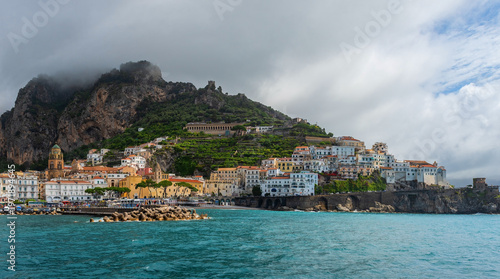 The Italian city of Amalfi - the historical, cultural and tourist center of the Amalfi coast