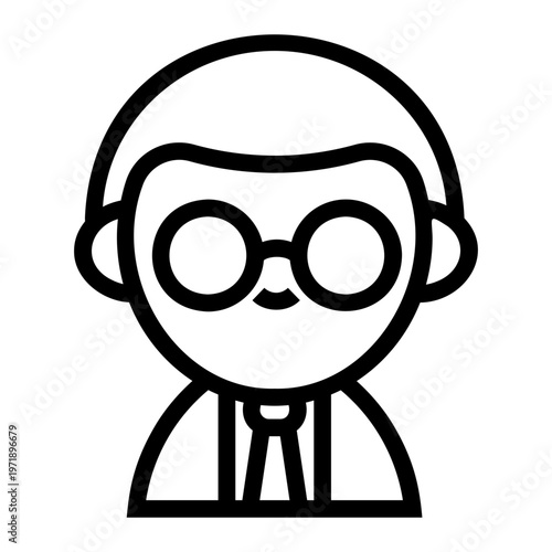 teacher Line Icon