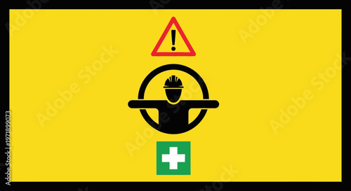 Warning sign for seat belt usage.