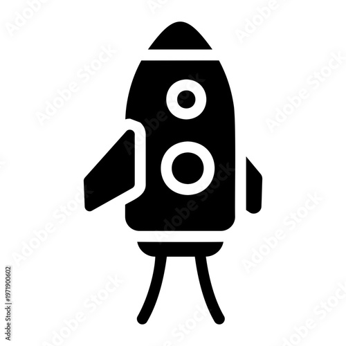 Rocket launch Solid icon