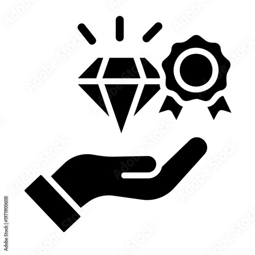 Value proposition Solid icon