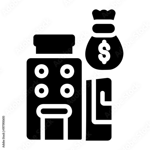 Venture capital Solid icon