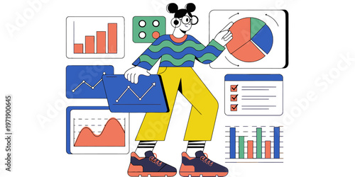 Bar chart graph infographic with upward trending arrow, representing financial growth and data analysis concepts on a white background.
