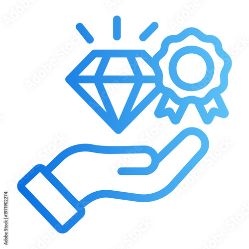 Value proposition Line Gradient Icon