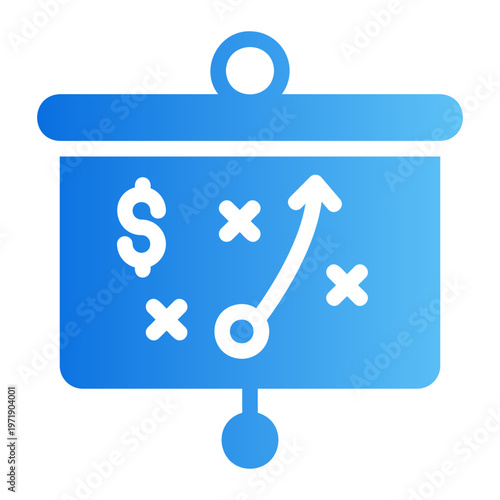 Business plan Line Gradient Icon