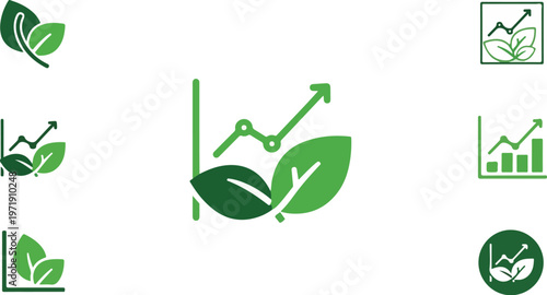 Tracking sustainable progress and ecological growth with dynamic charts, metaphorically observing an amoeba under microscope to understand intricate development of vital natural systems