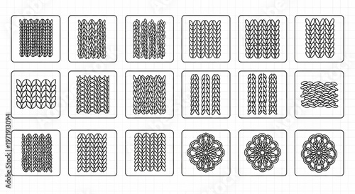 Knitting Patterns Collection: Various Stitches and Designs