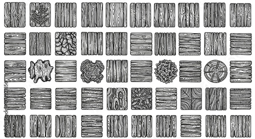 Wood Texture Samples Collection - Diverse Grain Patterns and Styles