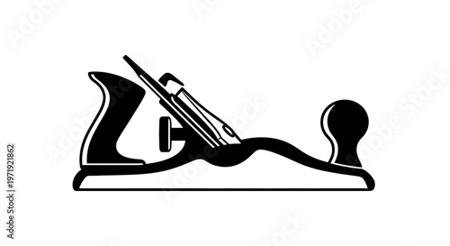 Woodworking Hand Plane Tool Silhouette