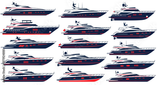 Luxury Yacht Collection: Sleek Designs for Maritime Lifestyle & Travel