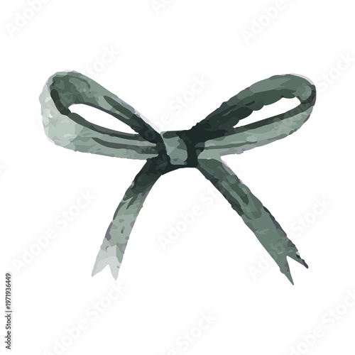 blue ribbon isolated on white