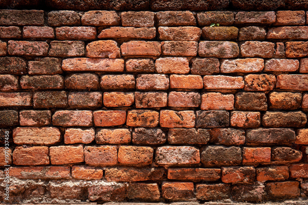 Fototapeta premium Texture Art on brick and wooden material