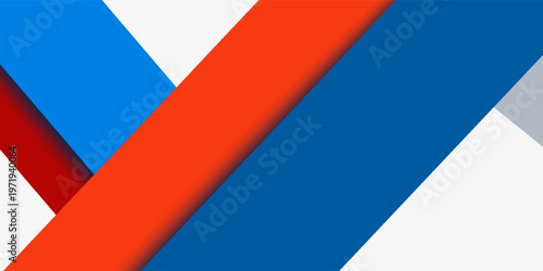 Modern material design background of paper sheets with shadows