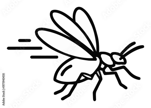 Bed bug pest infestation icon. Generative AI