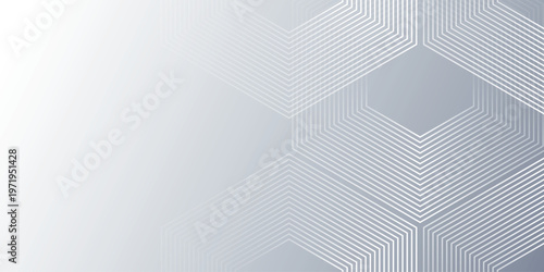 Abstract background with subtle color gradients and glowing geometric lines. Modern line art design for poster, flyer, cover, website, and banner. Vector illustration eps. 3.