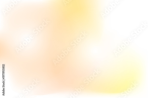 柔らかいパステルカラーの抽象グラデーション背景素材　黄色
