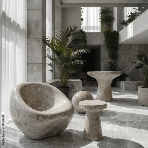 Minimalist Interior with Variety of Indoor Plants | Modern Botanical Home Decor