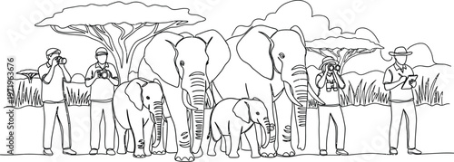 elephant safari tour in africa