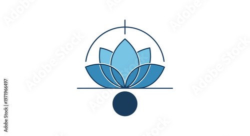 Buddha meditates on a peaceful Day in serene nature