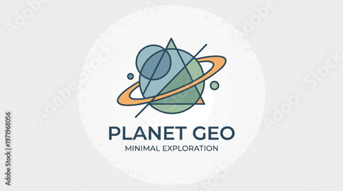 Planet Geo Minimal Exploration Logo.