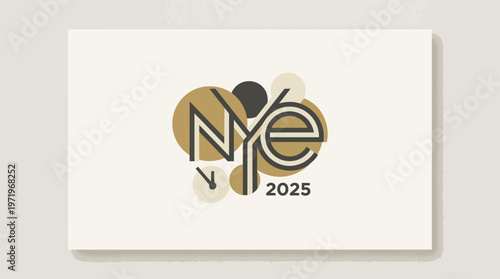 New Year Eve 2025 Logo.