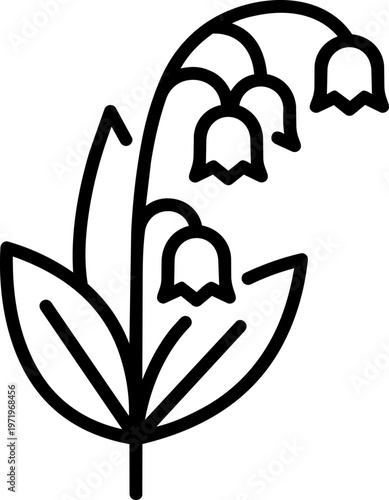 Lily of the valley flowers.