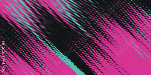 Car sticker wrap banner abstract sporty lines pink blue greenish grunge color combination brush storm thunder modern pattern racing motorsport. vector illustration