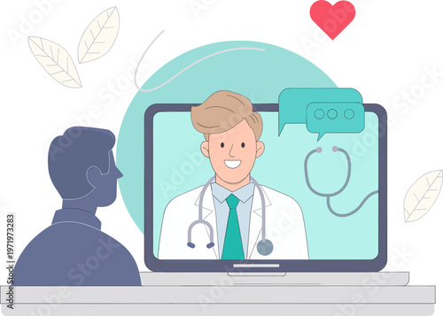 Connecting with healthcare professionals remotely through virtual consultations, providing convenient access to medical advice and support for patients from anywhere