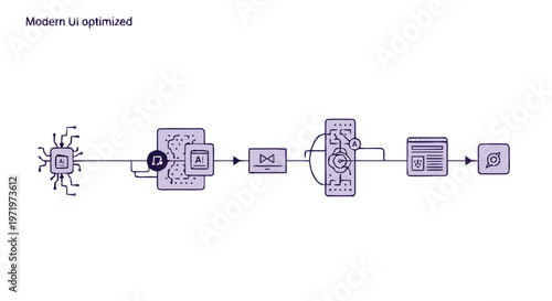 Modern AI System - Optimized Data Processing and Information Flow.