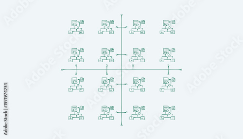 QAM constellation diagram showing quadrature amplitude modulation points.