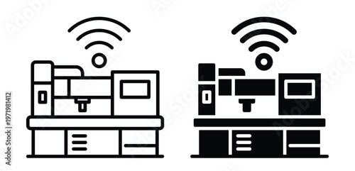 Modern Smart Coffee Machine with Wireless Connectivity for a Sleek Kitchen