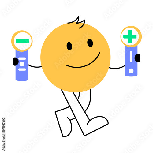 A flat style icon showing gaming console