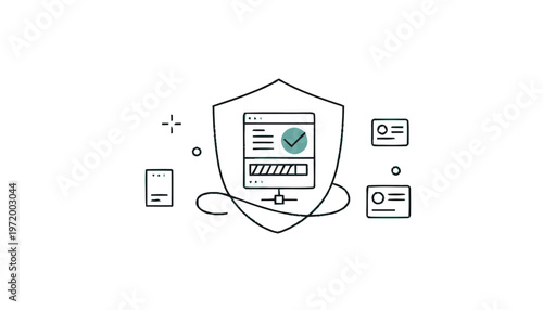 Shield Protecting Computer Screen Security.