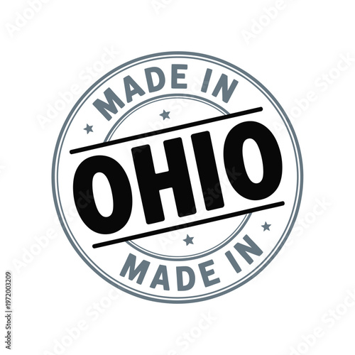 A circular seal proudly displays the words made in ohio in bold lettering