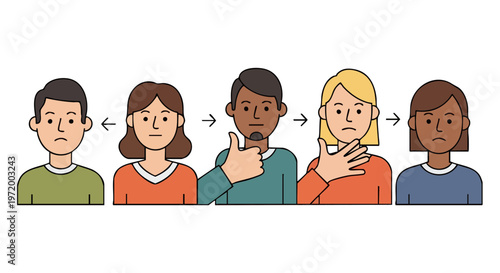 Diverse People Communicating with American Sign Language Gestures