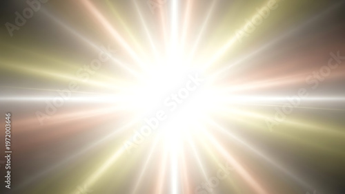 A radiant sunburst against a cosmic backdrop of stars illustration. Radiant explosion of light against a dark backdrop illustration