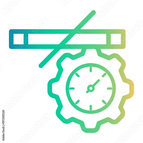 no smoking Line Gradient Icon