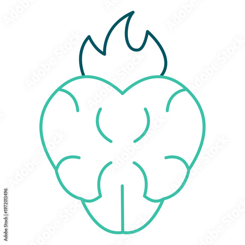 Creative Mind Fire Outline