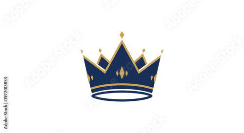 Royal Crown Emblem, Majestic Symbol of Power, Luxury, and Authority