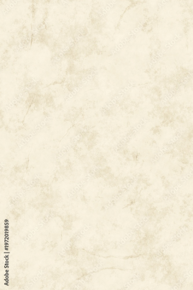 Fototapeta premium Aged off white parchment paper texture with subtle cracks and marble veins for vintage background design.