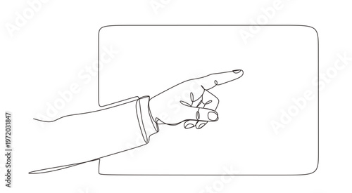 continuous single line drawing of lecturer pointing at whiteboard  line art vector illustrationcontinuous single line drawing of lecturer pointing at whiteboard  line art vector illustration