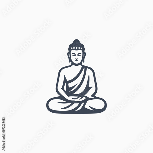 Buddha Meditation Logo