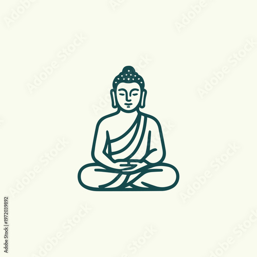 Buddha Meditation Logo