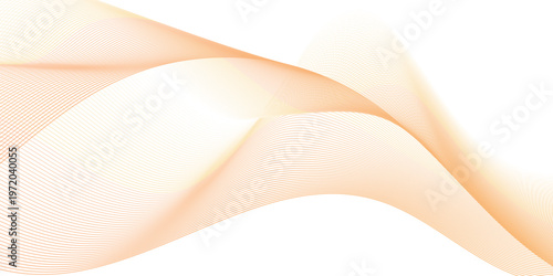 Dynamic minimal smoke sound line. Energy abstract smooth colorful gradient frequency isolated element creative blend. Science tech swirls with thin twisted connected vibration curve lines design.