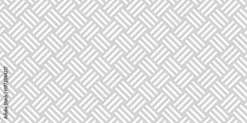 Seamless wave pattern geometric fabric vintage textile Illustration. Minimal line Pattern fence and barrier square lines mesh wallpaper design.