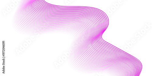 Pink soul geometry and abstract background featuring a vector pattern of light waves and curved lines to create an artistic representation of a psychological being