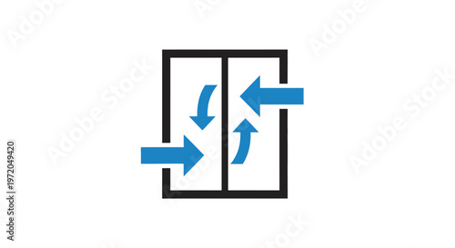 Arrows Moving In and Out.