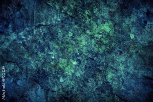 Canvas Print A blue and green background with a grungy texture