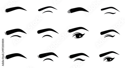 Eyebrow Shapes Collection: Diverse Styles for Perfect Brows